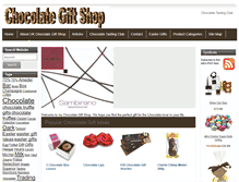 Tablet Screenshot of mychocolategiftshop.co.uk